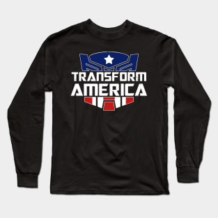 Patriotic American Proud American USA Political Election 2024 Meme Long Sleeve T-Shirt